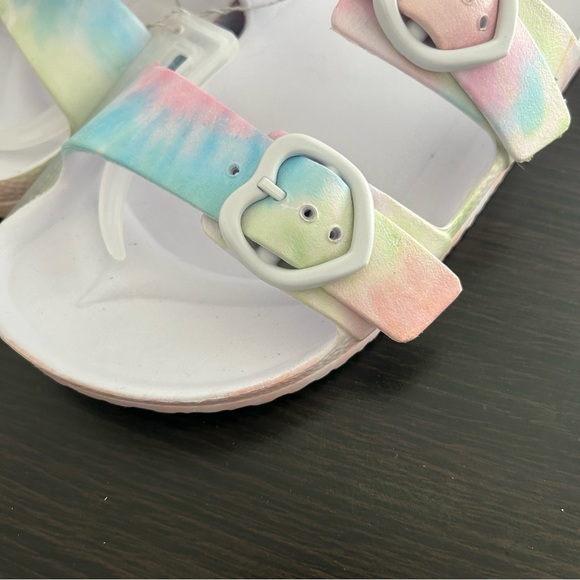 NEW STONEY CLOVER Tie Dye Slides Flip Flops Size 9 - Picture 4 of 4